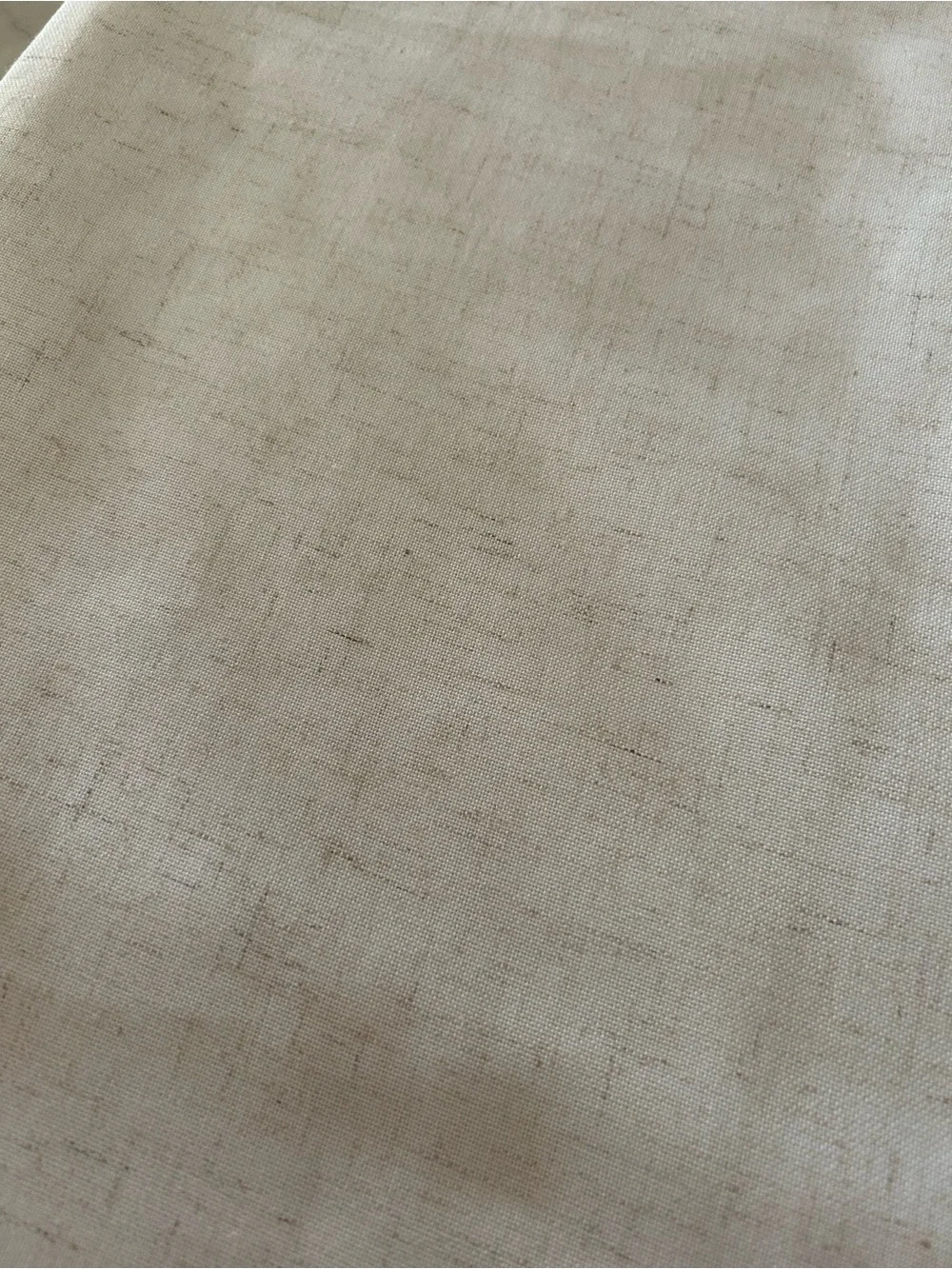 Natural Linen Shower Curtain - Farmhouse Bathroom Decor Soft Sand color